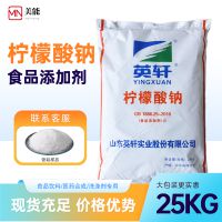 英轩柠檬酸钠食品级日化级酸度调节抗凝剂洗涤剂柠檬酸钠